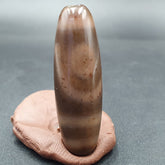 B#6 Antique Tibetan Old Agate 2 eye Dzi Amulet Bead